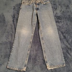 Comfortable pre-worn jeans